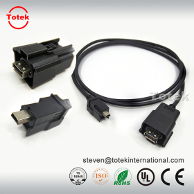automotive In-Vehicle Infotainment IVI SiVi LINK i-driver system USB type A TO USB type B customized Signal cable assembly